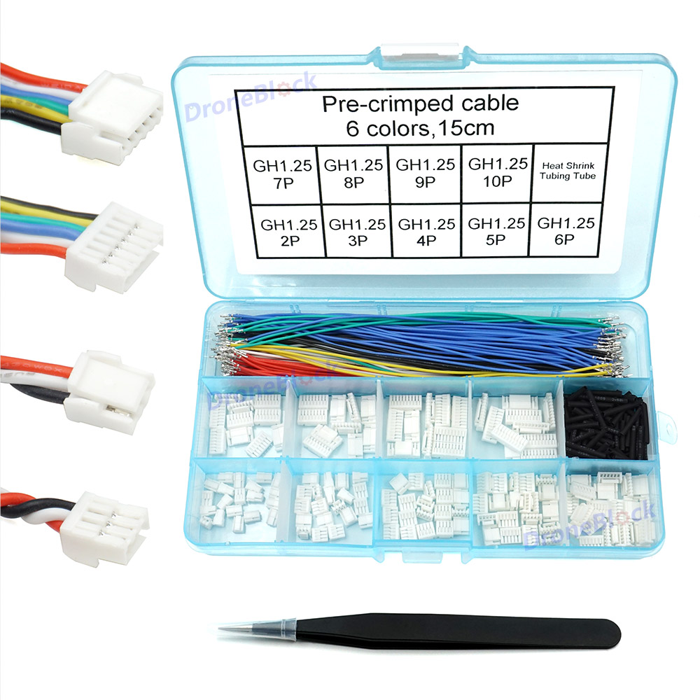JST GH Connectors and Pre-Crim - Drone Kit Hexacopter incelemesi ve fiyatı