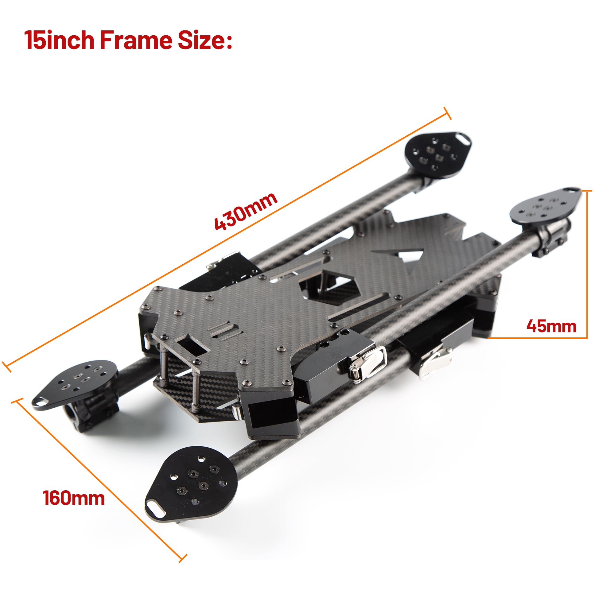 15inch /17inch FPV Carbon Fibe - Drone Kit Fpv incelemesi ve fiyatı