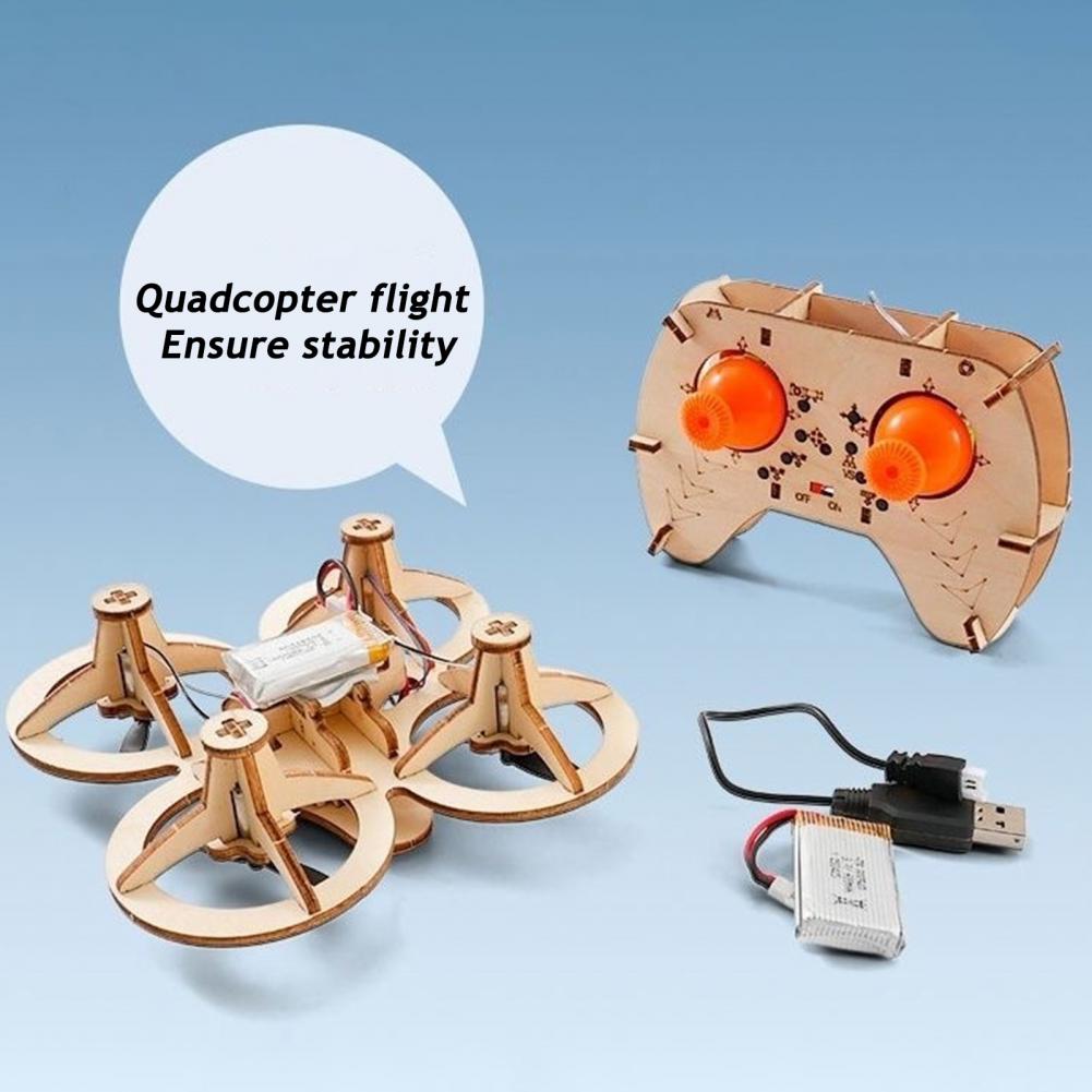 Rc Drone Toy Wooden Drone Puzz - Drone Kit Beginner incelemesi ve fiyatı