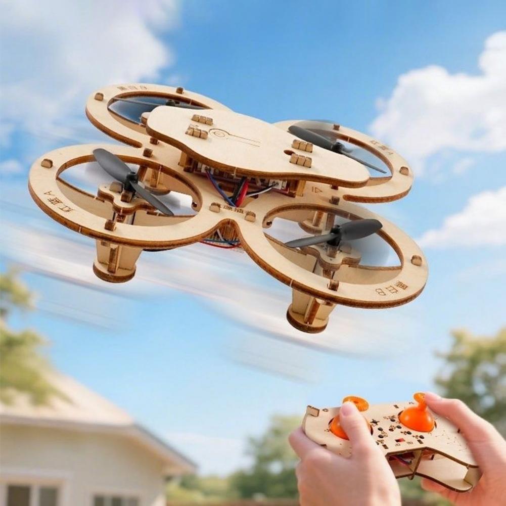 Rc Drone Toy Wooden Drone Puzz - Drone Kit Beginner incelemesi ve fiyatı