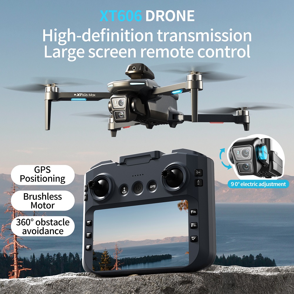 XT606 MAX 3 battery Drone 4k 8 - Drone Kit Long Range incelemesi ve fiyatı