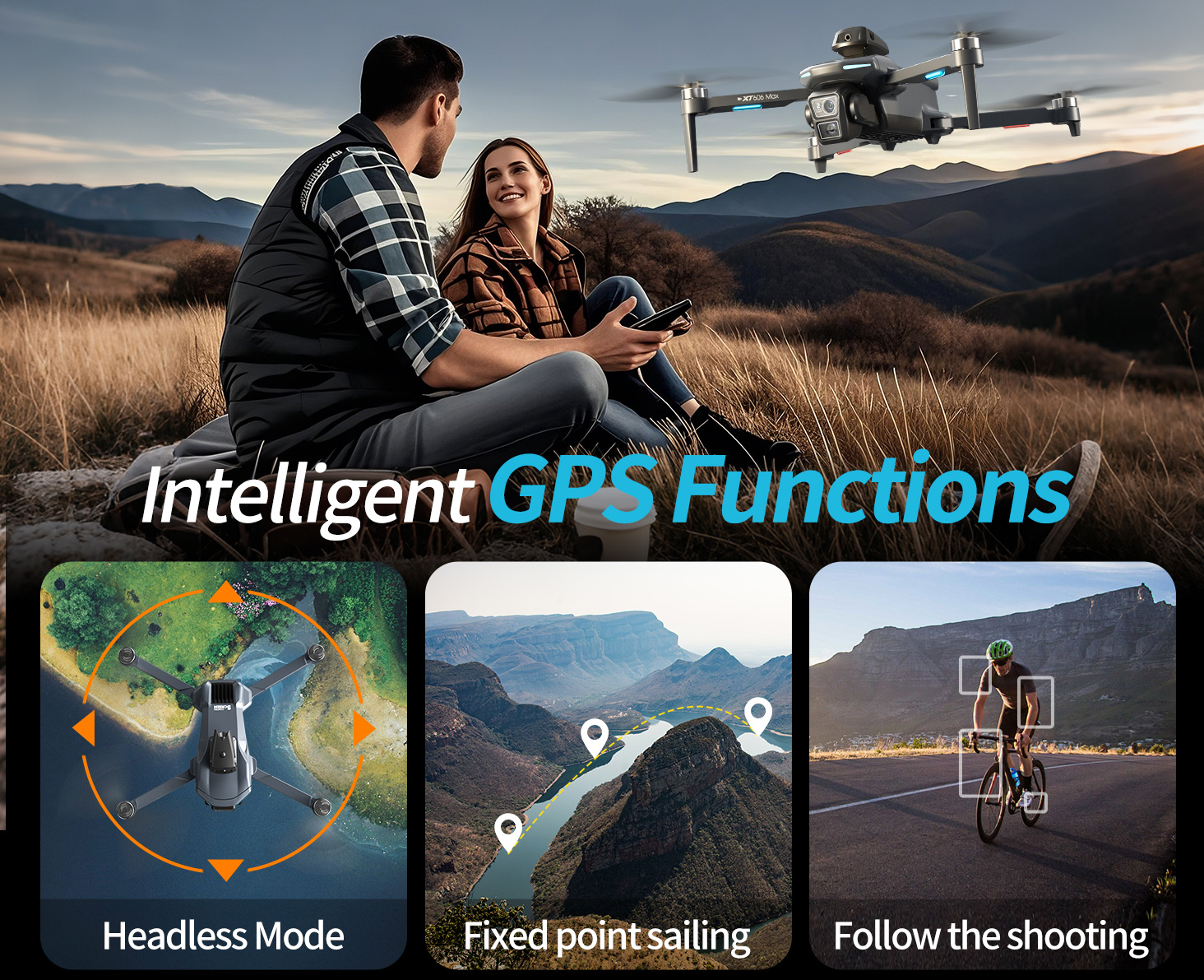 XT606 MAX 3 battery Drone 4k 8 - Drone Kit Long Range incelemesi ve fiyatı