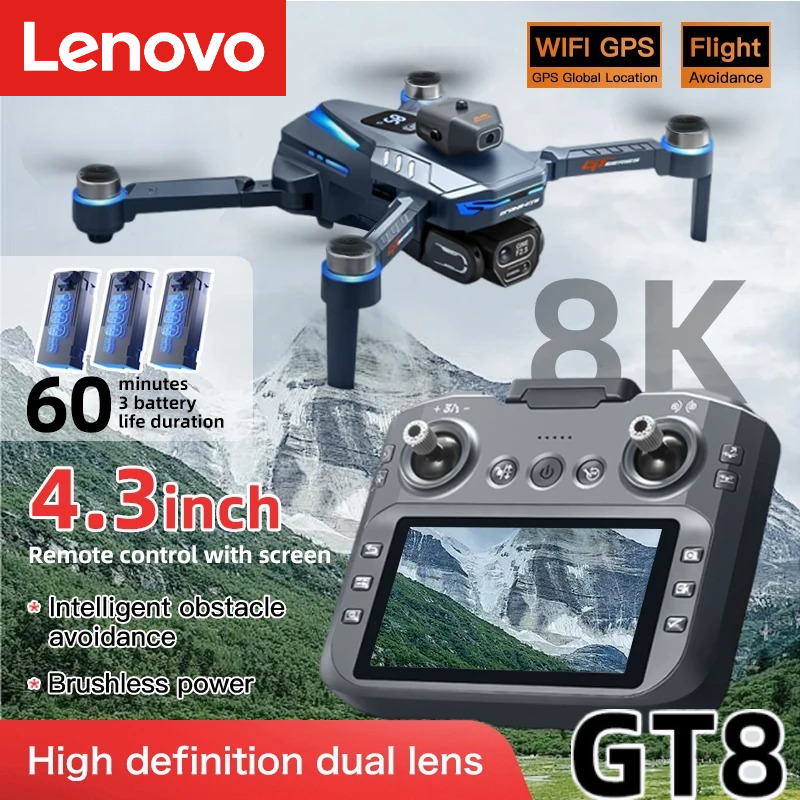 Lenovo GT8 Drone 8K Profession - Drone Kit Long Range incelemesi ve fiyatı