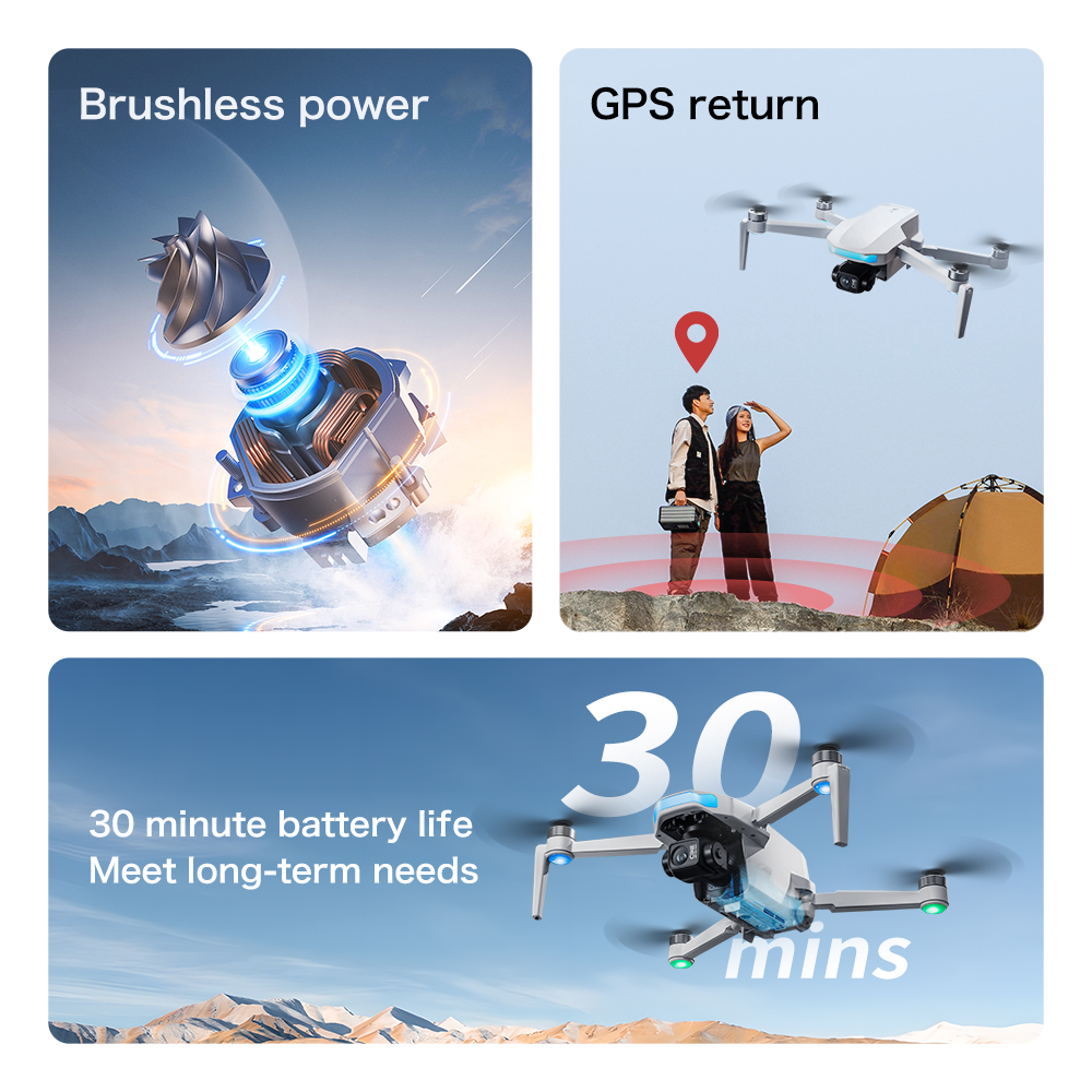 S-X1 MAX GPS Drone with 3-Axis - Drone Kit Long Range incelemesi ve fiyatı