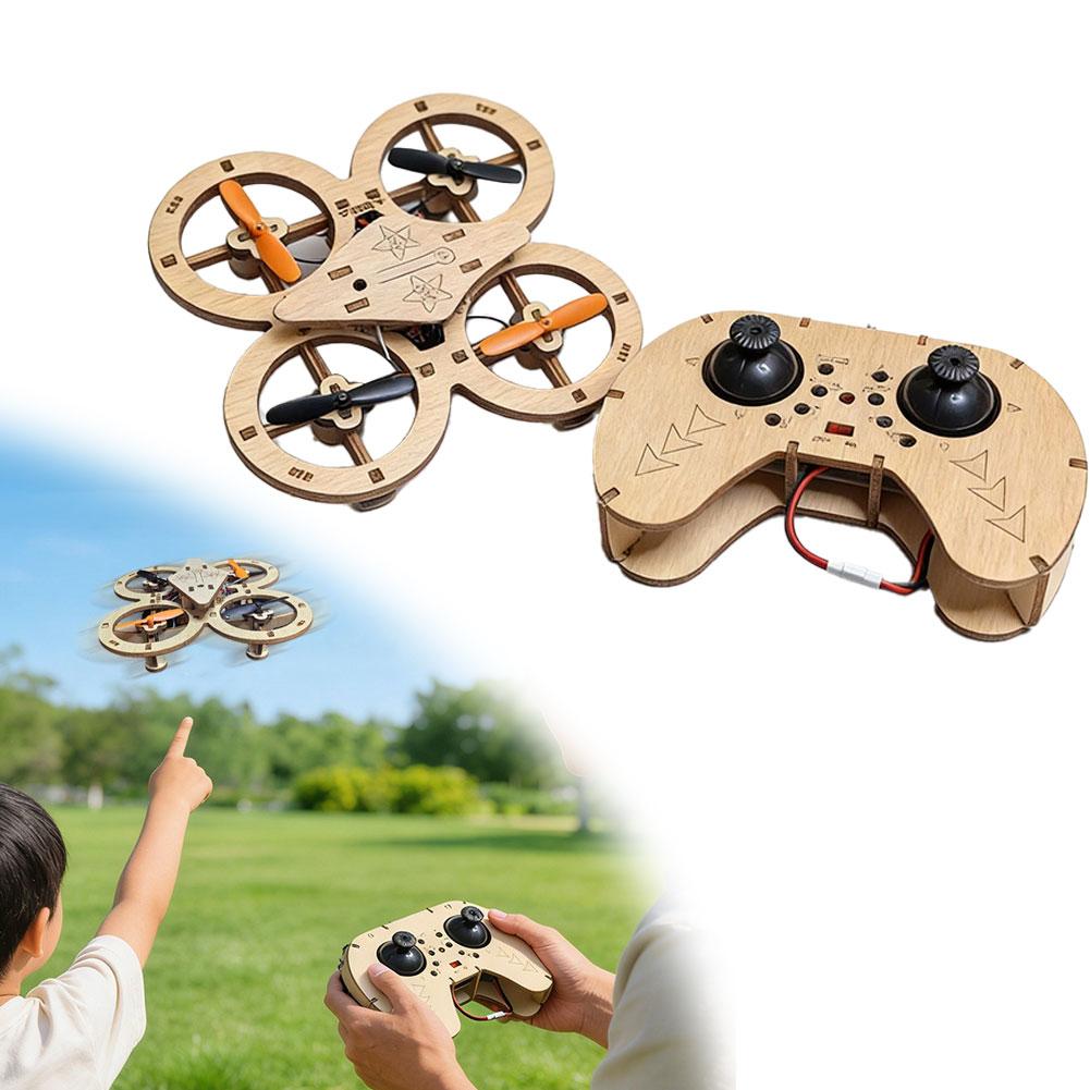 DIY Wooden RC Drone Quadcopter - Drone Kit Octocopter incelemesi ve fiyatı
