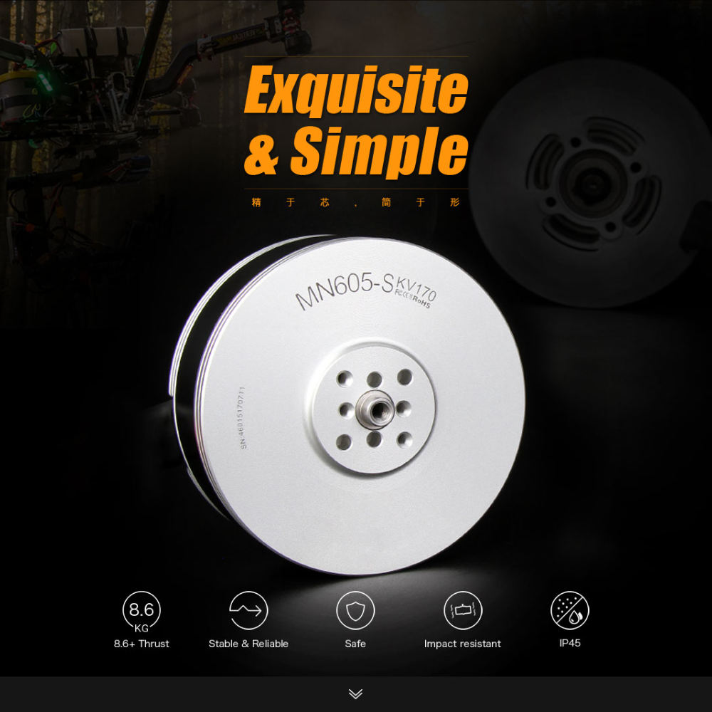 T-MOTOR 2PCS/SET Brushless Mot - Drone Kit Waterproof incelemesi ve fiyatı