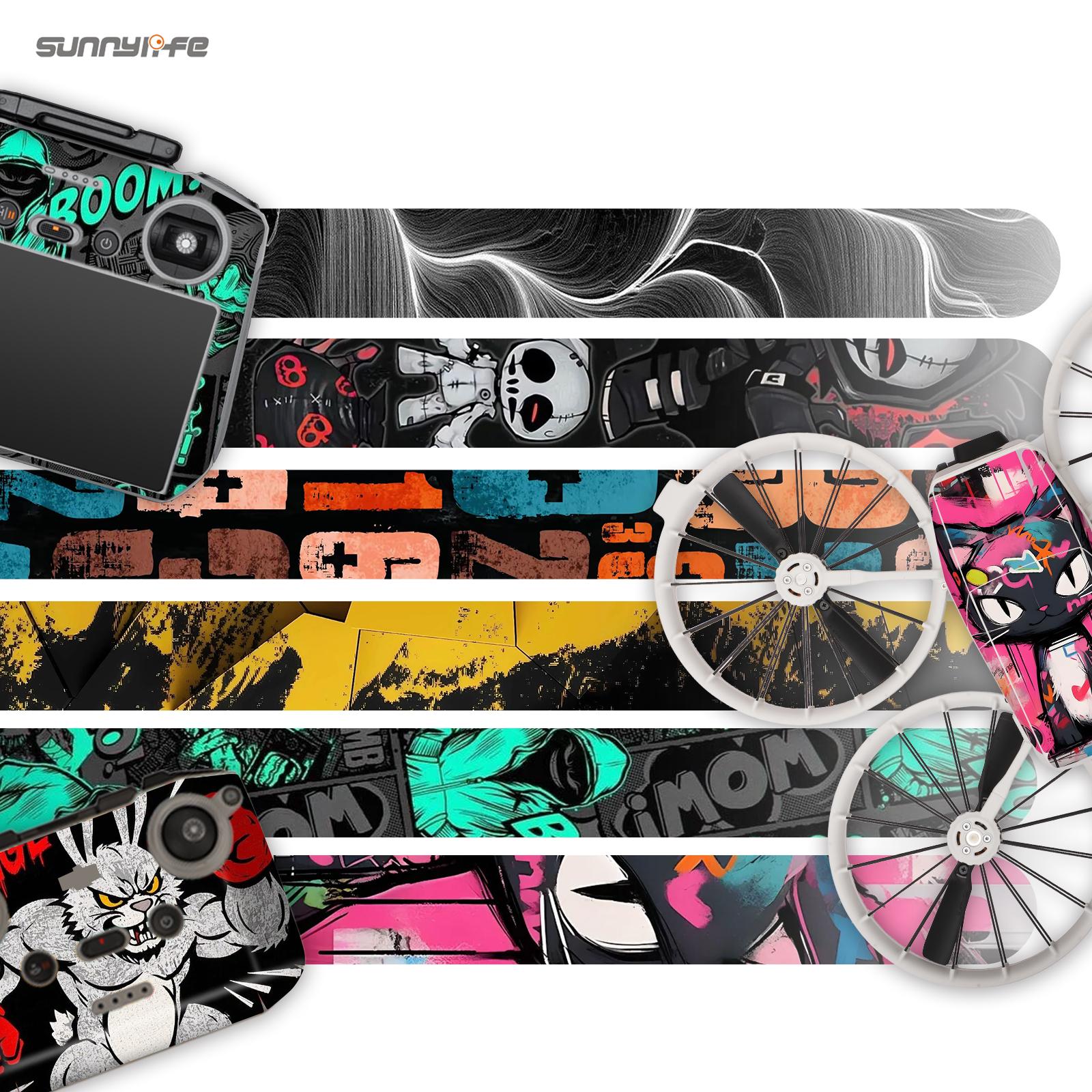 Sunnylife Sticker Kit for DJI  - Drone Kit Waterproof incelemesi ve fiyatı