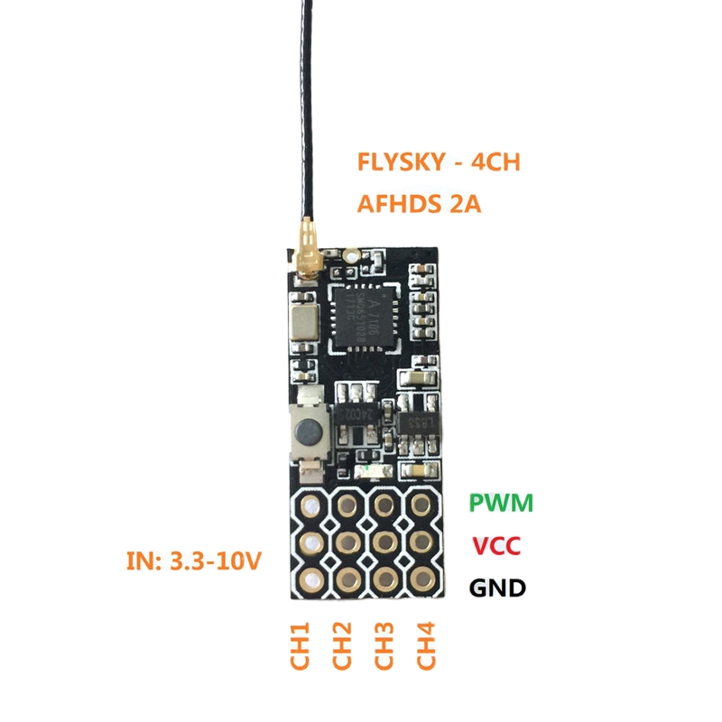 Flysky FS2A Mini Receiver 4CH  - Drone Kit Long Range incelemesi ve fiyatı