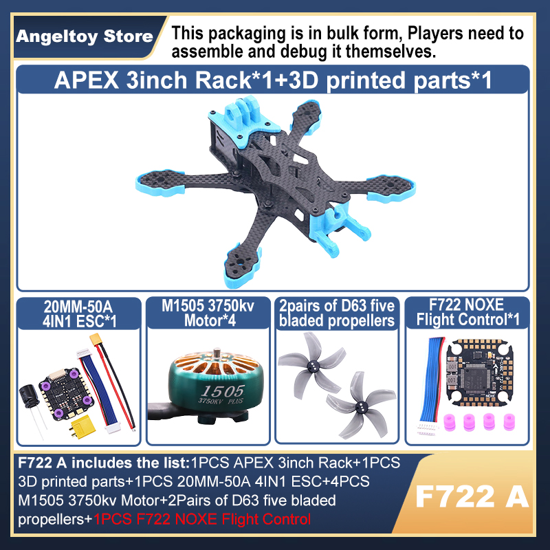 B-CUBE APEX 3inch FPV Drone Fr - Drone Kit Octocopter incelemesi ve fiyatı