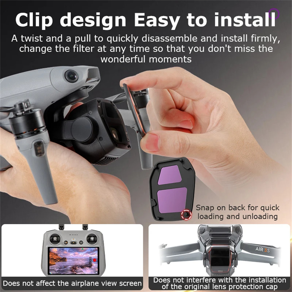 For DJI Air 3S Camera Lens Fil - Drone Kit Waterproof incelemesi ve fiyatı