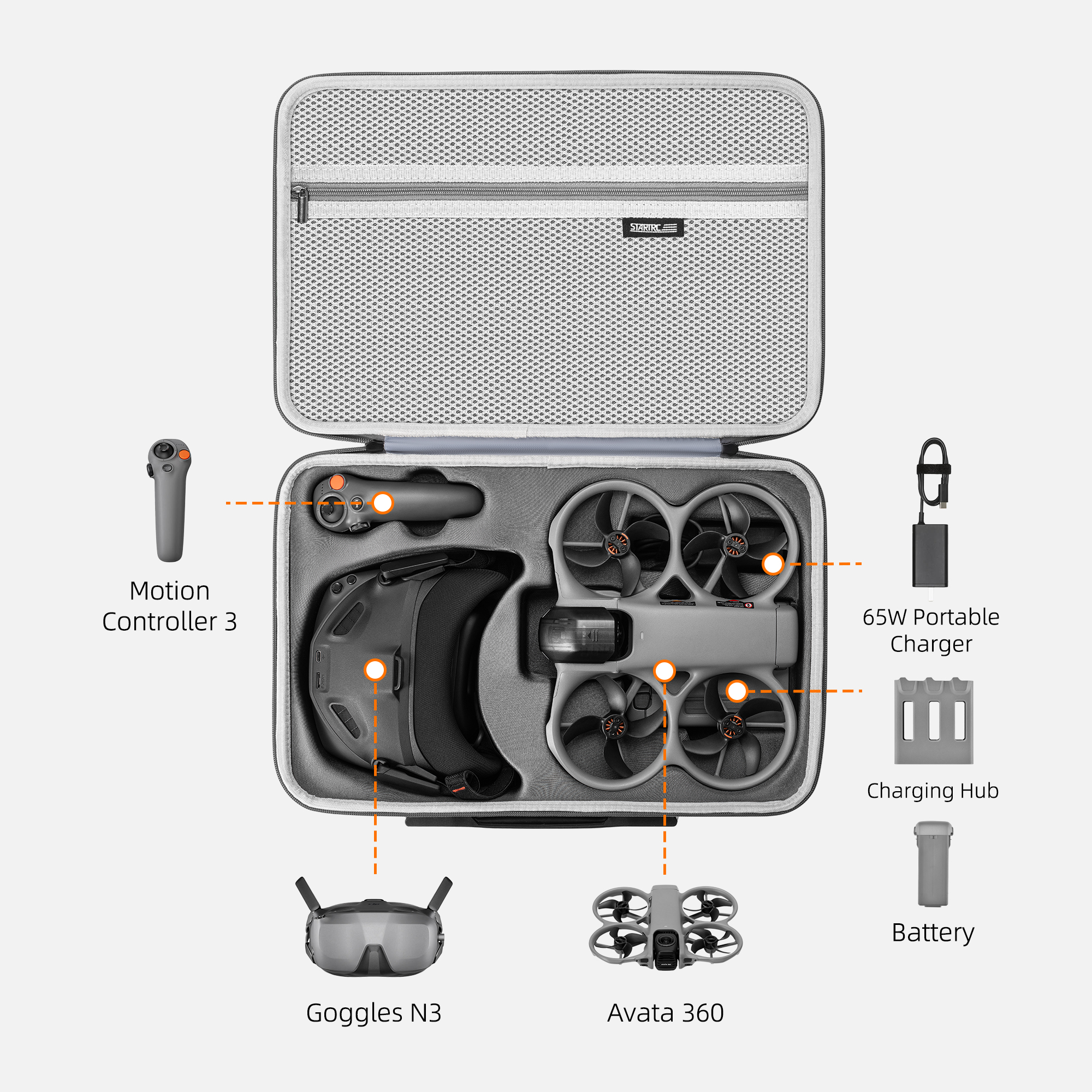 Portable Storage Bag For DJI A - Drone Kit Waterproof incelemesi ve fiyatı