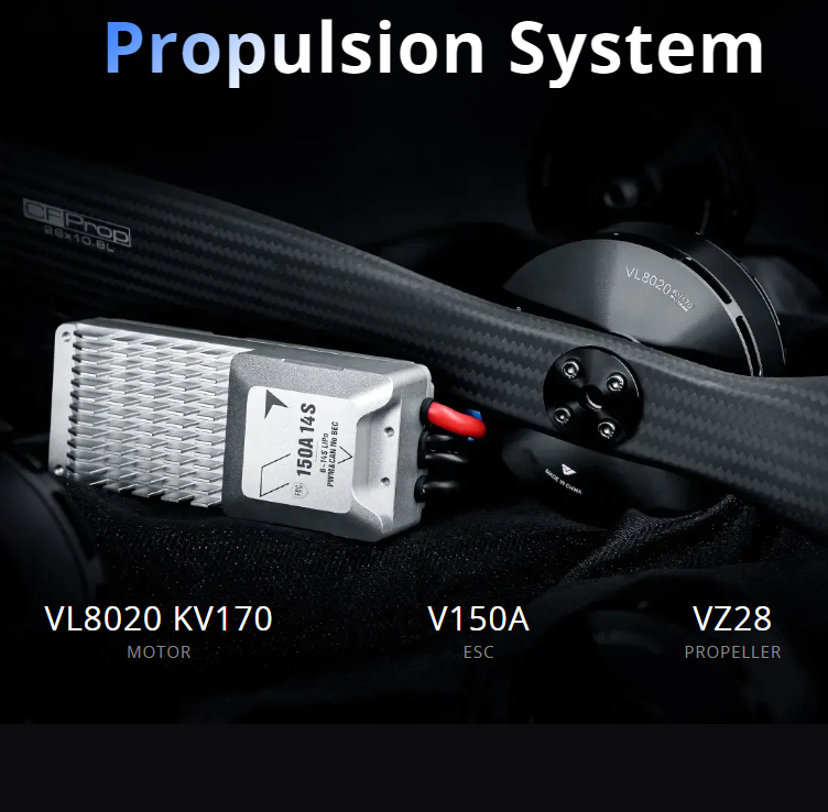 T-MOTOR VL8020 KV170 12S 20kg/ - Drone Kit Vtol incelemesi ve fiyatı