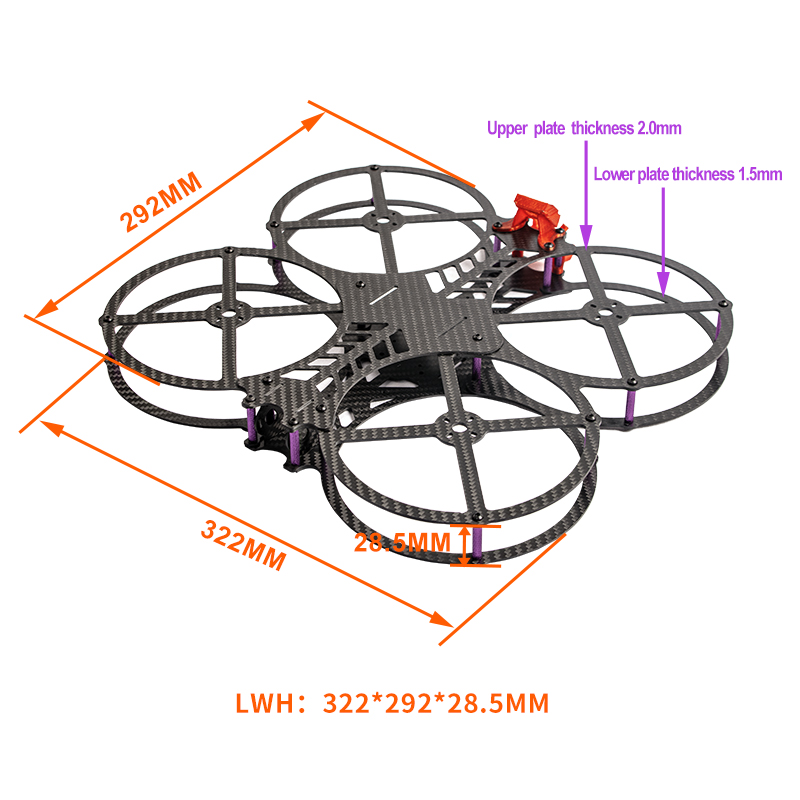 NEW 5 inch AOS Cine O5 EVO V1. - Drone Kit Racing incelemesi ve fiyatı