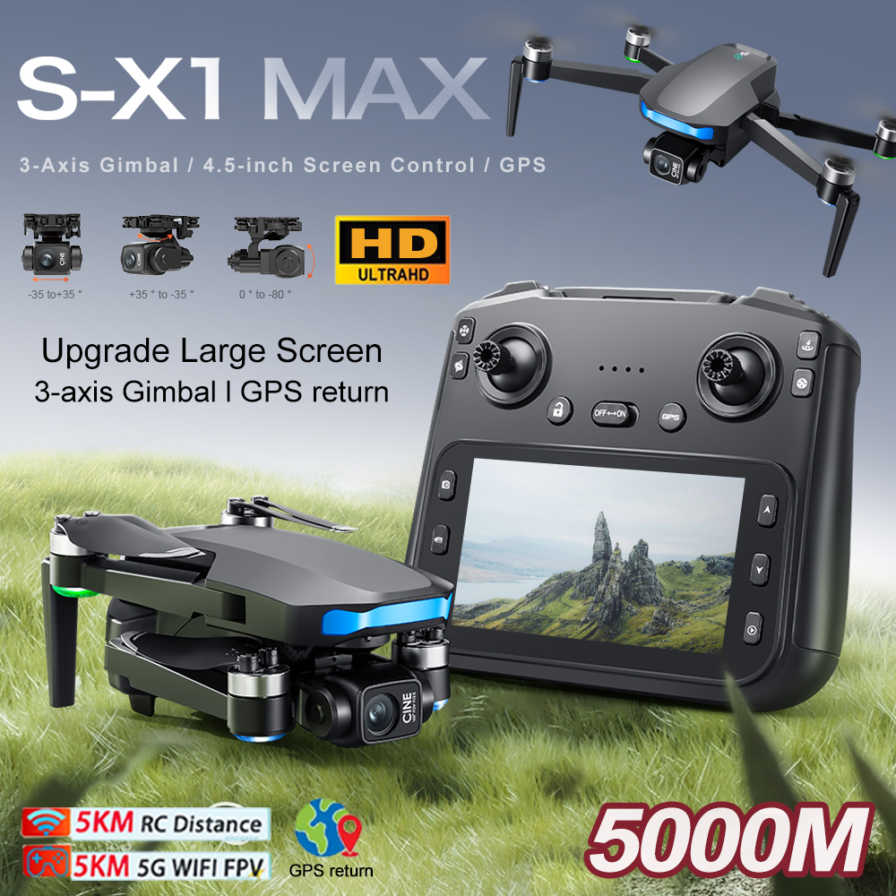 New S-X1 MAX Drone GPS 8K Prof - Drone Kit Professional incelemesi ve fiyatı