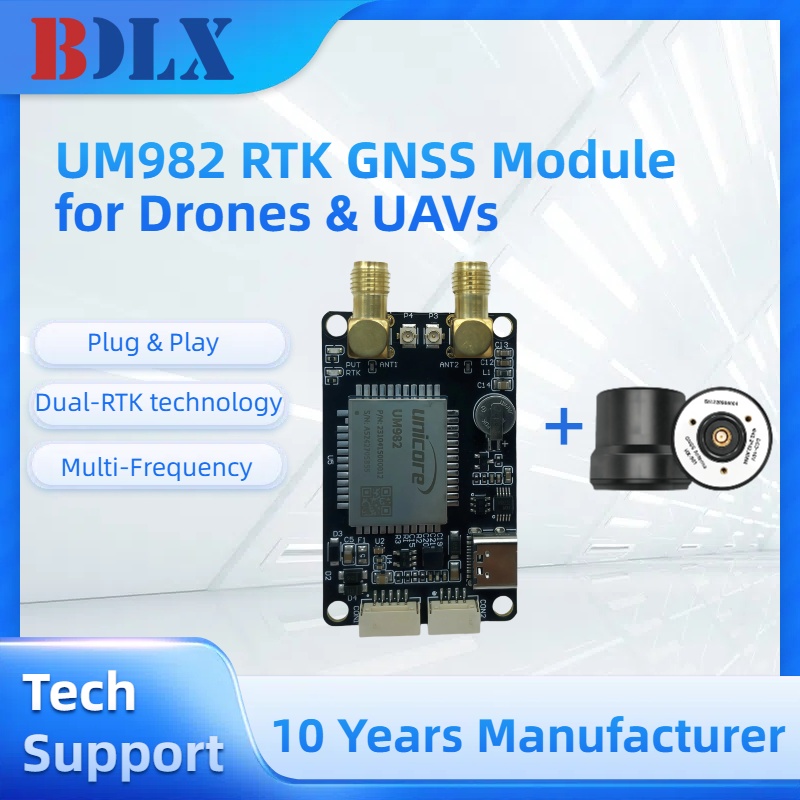 UM982 Dual Antenna RTK GNSS Mo - Drone Kit Hexacopter incelemesi ve fiyatı