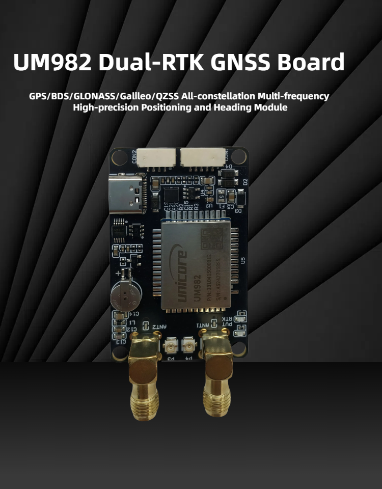UM982 Dual Antenna RTK GNSS Mo - Drone Kit Hexacopter incelemesi ve fiyatı
