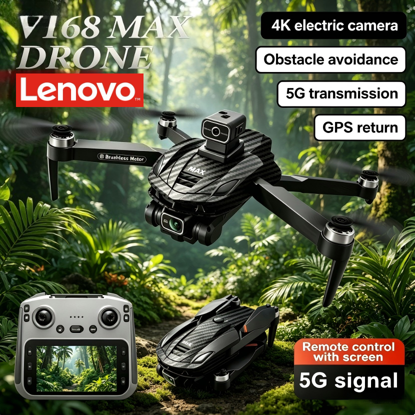 Lenovo V168 MAX 8K HD Drone 5G - Drone Kit Long Range incelemesi ve fiyatı